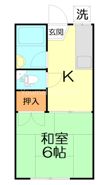 コーポ臼井の間取り画像
