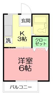 サニーコーポ豊田の間取り画像