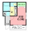 パンテオンA棟の間取り画像