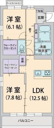ヴィオレット湘南の間取り画像