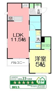 SAKURA COURTの間取り画像