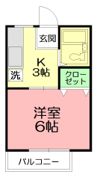 サニーコーポ豊田の間取り画像