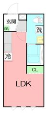 サザンクロス東海大学の間取り画像
