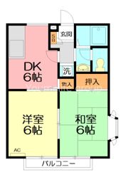 シャルマン鵠沼の間取り画像
