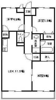 マイメゾン湘南二番館の間取り画像