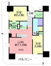クリオ藤沢セントラルマークスの間取り画像
