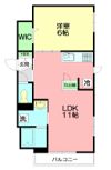 Crane Hills 矢部（クレインヒルズ）の間取り画像