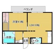 桜森ハイツ（西）の間取り画像