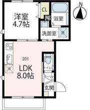 ザ ファースト 湘南台の間取り画像