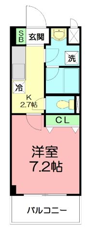 GLOIRE MANSIONの間取り画像