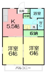 ハイツディアスの間取り画像