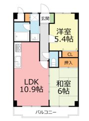 マンションひかりの間取り画像