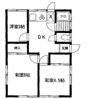 鈴木貸家の間取り画像