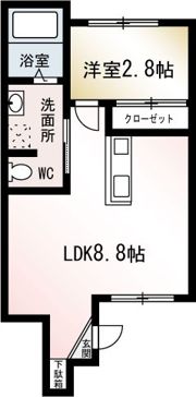 CASCADE MOTOMACHI（カスケードモトマチ）の間取り画像