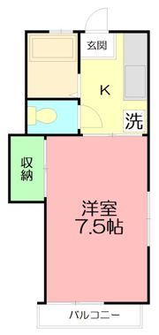 グリーンハイツの間取り画像