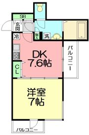 ライフゾーン藤沢の間取り画像
