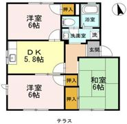 フレグランス・S Aの間取り画像