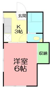 コリーナグラティス湘南B棟の間取り画像