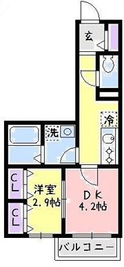 ラメール平塚の間取り画像