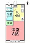 コアクレスト上草柳IIIの間取り画像