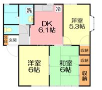 Villa Oiso（ヴィラ オオイソ）の間取り画像