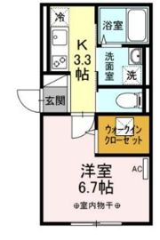 クレール藤沢IIIの間取り画像
