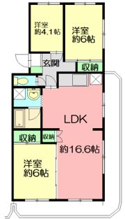 テレパレス辻堂西海岸B棟の間取り画像