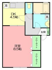 シャルム松風の間取り画像