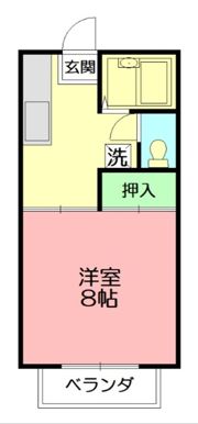 メゾンドールの間取り画像