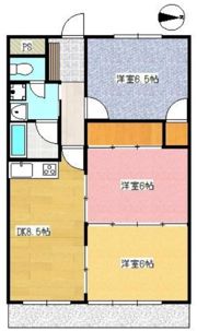 シャトー中曽根の間取り画像