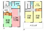 譲原一戸建A号棟の間取り画像