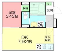 クラリス藤沢の間取り画像