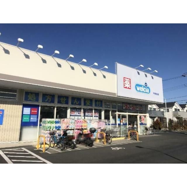 近くのウエルシア平塚真田店まで768m（徒歩10分）
