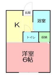 メゾンドベルフィーユの間取り画像