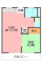 ヴィーナマンションA棟の間取り画像