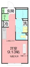 EAST OCEAN（イーストオーシャン）の間取り画像
