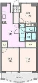 ボヌール秦野Iの間取り画像