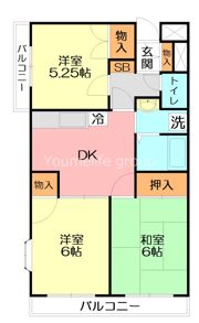 シカシン75ビルの間取り画像