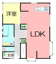 笠間一戸建の間取り画像