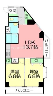 アバンサール湘南の間取り画像