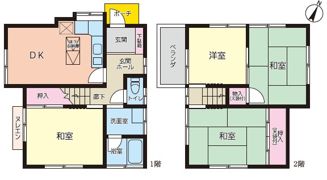 小田原市小船戸建の間取り画像