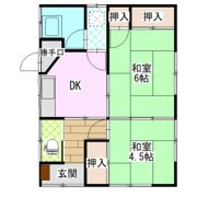 岩本貸家の間取り画像