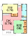 Kハイム壱番館の間取り画像