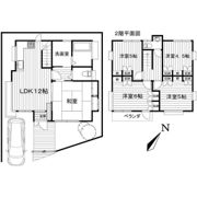 北鎌倉貸家の間取り画像
