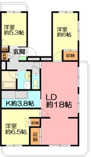 テレパレス辻堂西海岸B棟の間取り画像