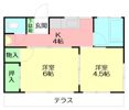 植田荘の間取り画像