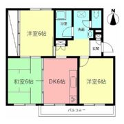 ヒルテラス唐池の間取り画像