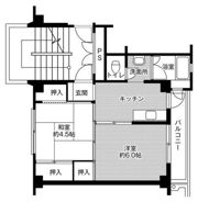 ビレッジハウス戸川1号棟の間取り画像