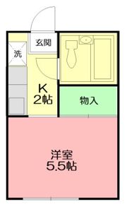 ホワイトハイツ東海大の間取り画像
