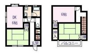 シャトー露木の間取り画像